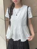 Kinu Frill Sleeveless Layered Blouse