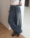 Pekka Stud Balloon Wide Denim Pants