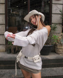 17 Numbering Summer Color Matching Knit