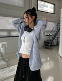 [U-BASIC] Melanin Metal Lettering Ribbed Sleeveless