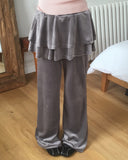 Winco Velvet Tiered Layered Skirt Pants
