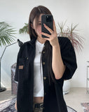 Nekkid Patchwork Short Sleeve Shirt