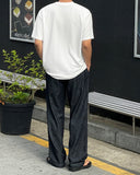 Lotz Pintuck Denim Wide Pants