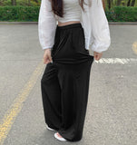 Cooling Banding Span Straight Pants