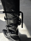 1161 Slouchy Strap Long Boots (6cm)