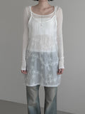 Lore Flower See-through Layered Sleeveless