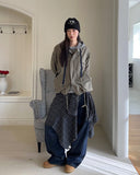 Dian Pocket Washed Denim Pants