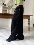 Hooper Side Pocket Wide Cotton Pants