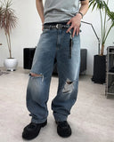 Ens Damaged Regular Denim Pants