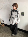 [unisex] Wylen Nylon Printing Over Sweatshirt