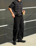 Luca Punching Short Sleeve Collar Knit