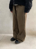 Hugin Cut Cotton Balloon Wide Pants
