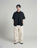 Butter Stripe Short Sleeve Shirts