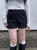 Moving Knit Ribbed Short Pants