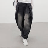 (Unisex) Tonen incisional balloon pants