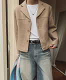 Kenny Wool Crop Blazer