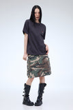 Poken Camo Mid Length Skirt