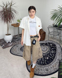 Coel Zip Cargo Bermuda Pants