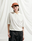 Epic Like Linen Short Sleeve Collar Knit