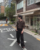 Haddon Yoke Cut Belted Wide Pants