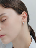 Essence (W) Heart Bubble One-Touch Earrings
