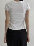 Herty Basic Cap Sleeve Short Sleeve Tee