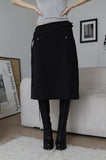 Hats Line Midi Skirt