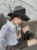 Plain Nylon Safari Bucket Hat