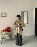 [BAONHAUS] Lubena Nylon Ribbon Banding Pants