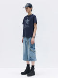 CRACKED STAR HALF T