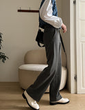 Belted Leo Wide Slacks