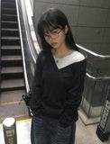 Haren Deep V-neck Loose Fit Knit