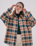 Mocha Balloon Check Shirt