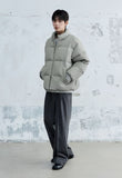 BASIC SHORT PUFFER DOWN JACKET