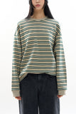 Joy stripe loose fit long sleeve