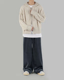 Velour corduroy trousers