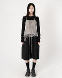 CHECK RUFFLE BELT BAG