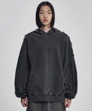 Raglan Lace Trimming Hoodie