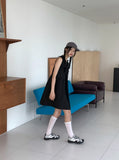 Maten Shirring String Cancan Mini One Piece