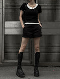 Laz Henley Neck Sleeveless