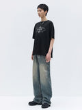 CELTIC CROSS WASHED HALF T
