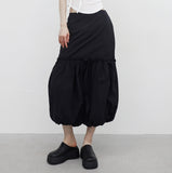 Polena Lace Shirring Long Skirt