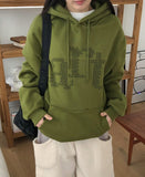 Talb Brushed Printing Over Hoodie