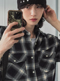 Bully western checked shirt