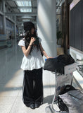 Obe Race Line Track Wide Pants