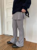 Omel Layered Banding Skirt Pants