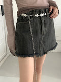 Rattan Vintage Washed Surgical Mini Skirt