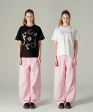 Pastel Wide Balloon Pants