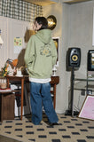 Frog Pop Embroidery Hood