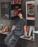 Offset Vintage Lettering Short Sleeve T-shirt